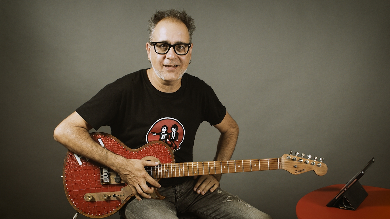 Escala dórica: posiciones 1, 3 y 5 del CAGED