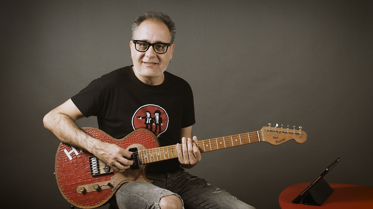 Escala mixolidia: posición 1 del CAGED