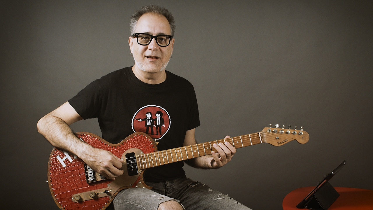 Escala mixolidia: posiciones 2, 4 y 5 del CAGED