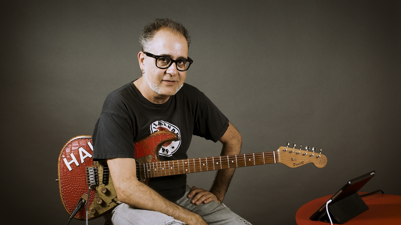 Arpegios menores en dos cuerdas