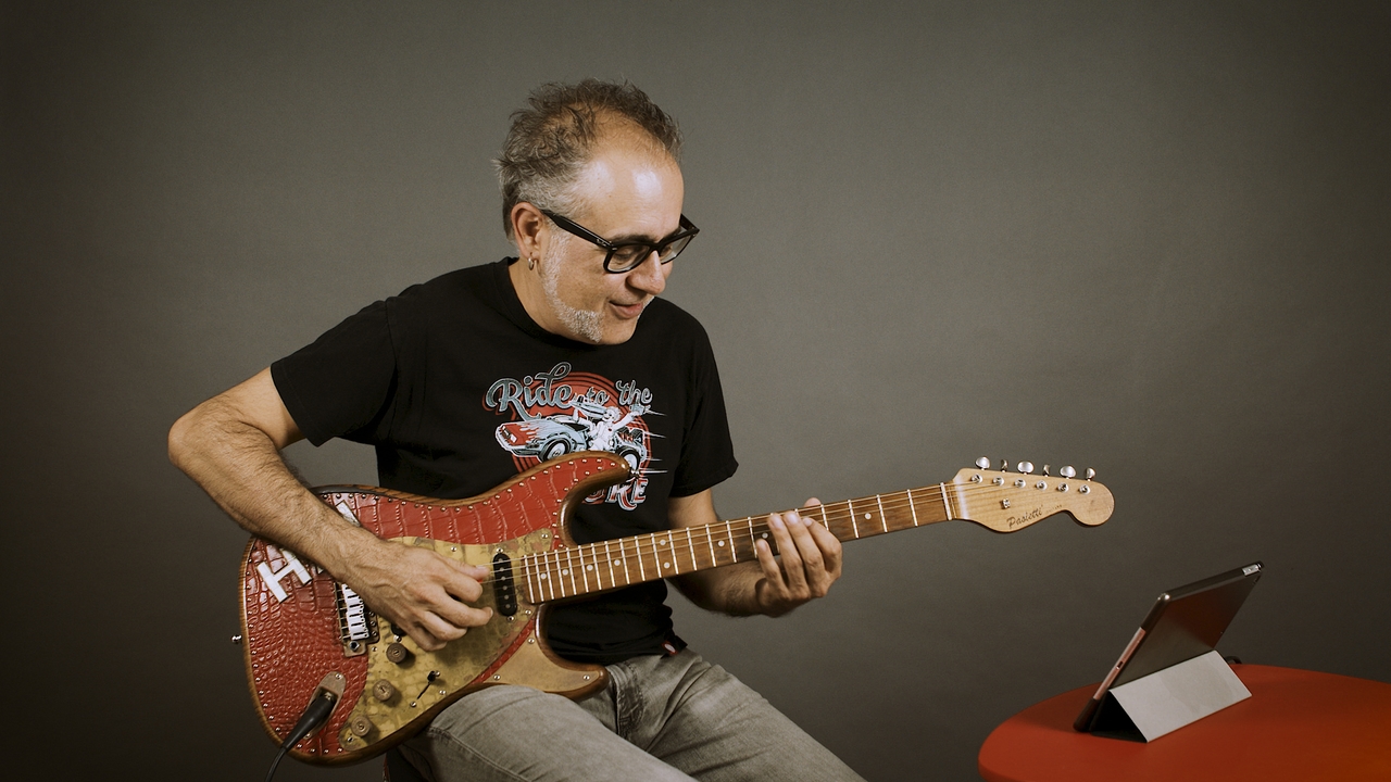 Escala frigia: 3 dedos por cuerda