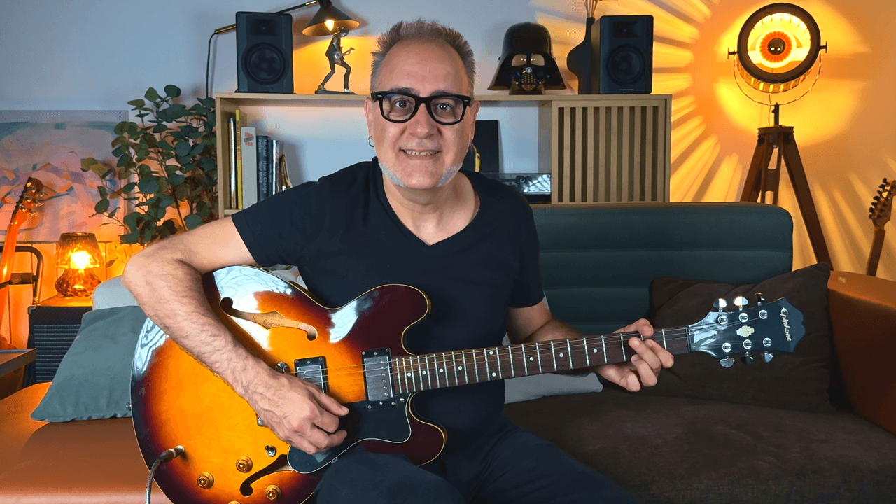 #73 Línea melódica Blues en A