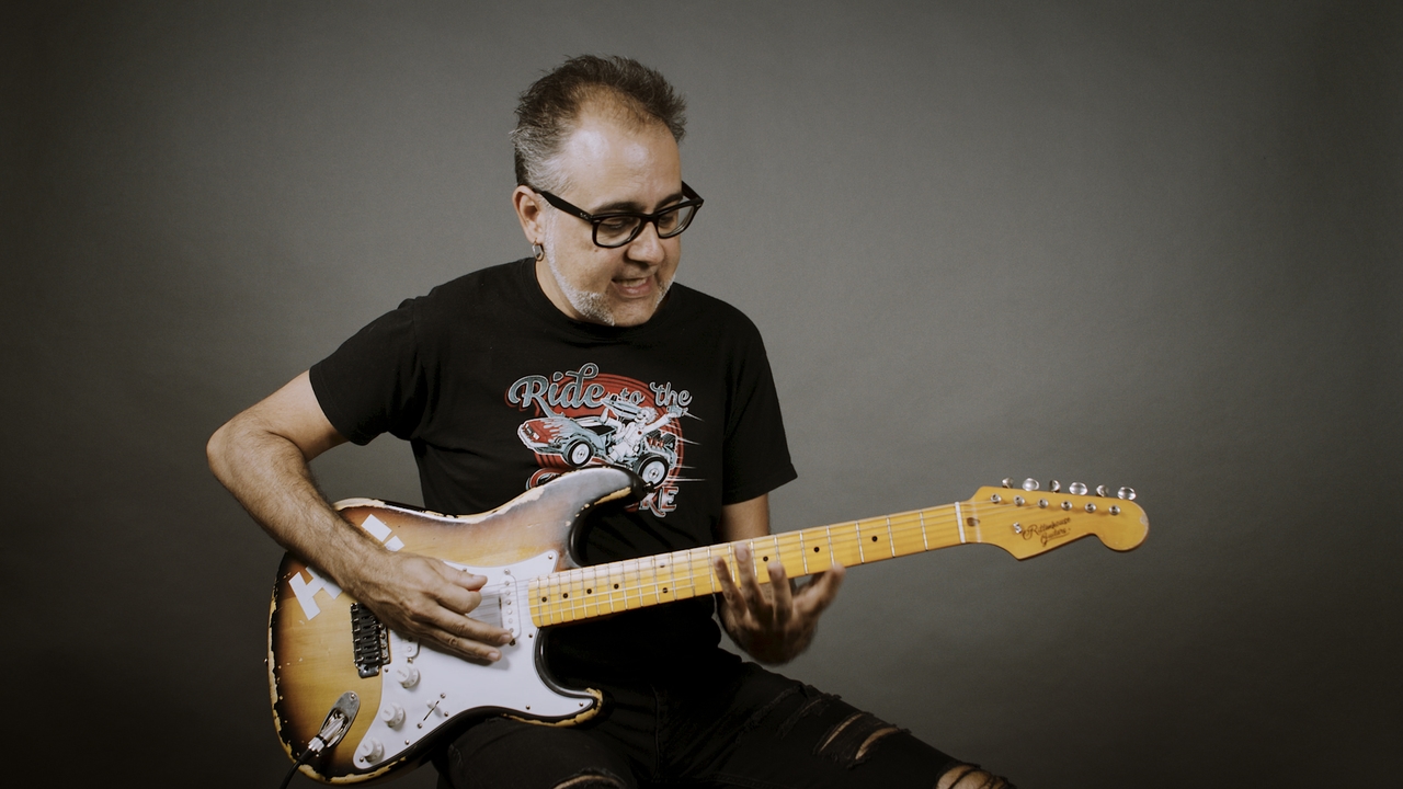 Pentatónica menor de A