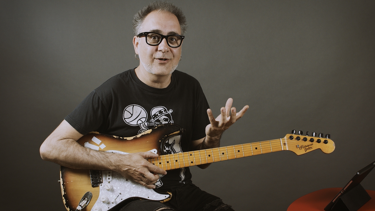 Uso básico de pentatónicas en armonía Blues