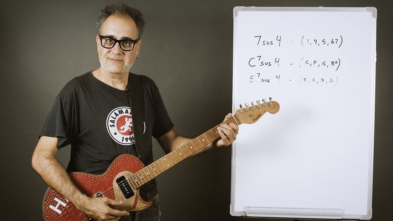 Acordes suspendidos: sus4, 7sus4, sus2